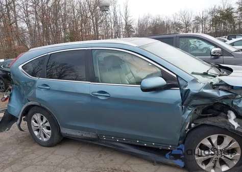 2014 Honda Cr-V Ex-L z USA, uszkodzony, nr VIN 2HKRM4H76EH682624